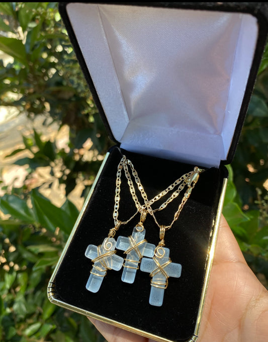 Wire wrapped necklaces