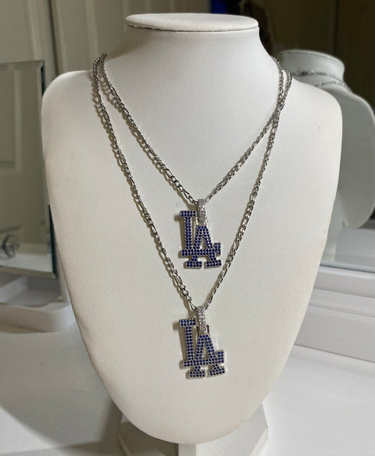 Silver LA necklaces