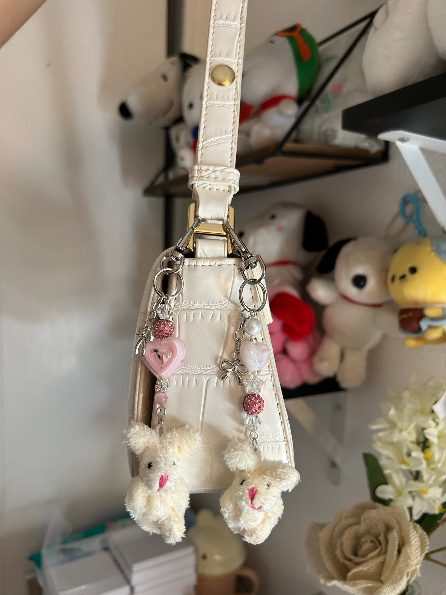 Bunny keycharms