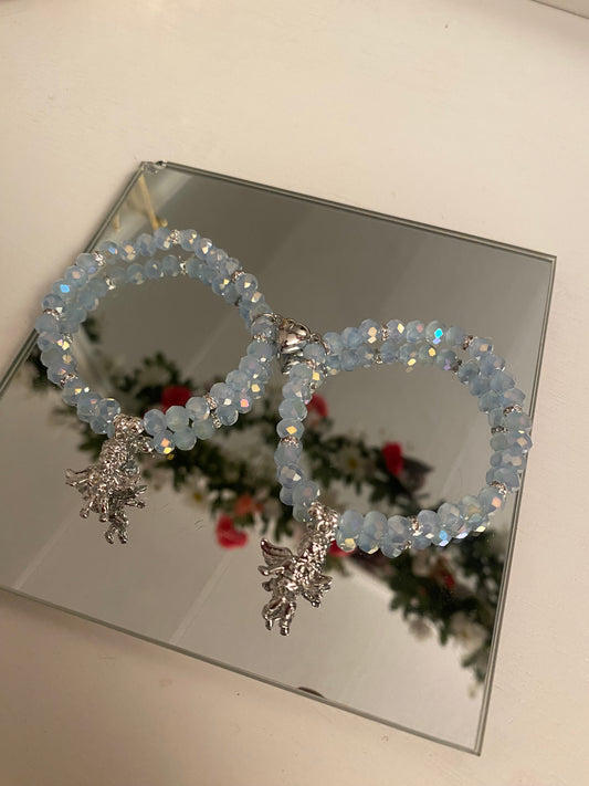 Angel baby matching bracelets